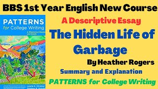 The Hidden Life of Garbage Essay by Heather Rogers BBS 1st Year English  Pattern for clz writing [upl. by Notxed975]