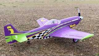 UMX P51D Voodoo on 4S lipo [upl. by Ymorej90]