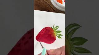 Watercolor painting tutorial for beginners shorts [upl. by Aneetsyrk440]