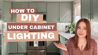 How to Install Under Cabinet Lighting in Minutes Quick amp Easy DIY Guide [upl. by Osyth]