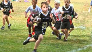 Keller Moten 2013 1st Grade Flag Football Highlights [upl. by Ennazzus500]