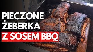 Pieczone żeberka z prostym sosem BBQ [upl. by Ociram]