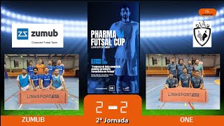 ZUMUB vs oNE 22 XXXV Edição Liga Pharma Futsal Linksport 2ªJorn [upl. by Hseham]