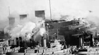 Burning of SS Normandie 1942 [upl. by Gastineau]