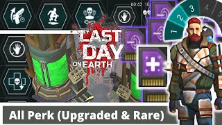 All Laboratory Perks Upgraded amp Rare  Last Day On Earth Survival [upl. by Yeltnarb324]