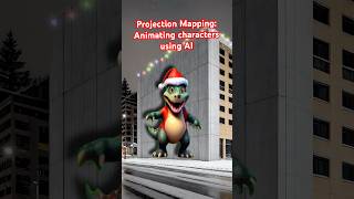 Character animation using Ai for projection show DIY projectionmapping projectionshow videoai [upl. by Conte]