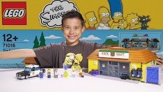 The KWIKEMART  LEGO SIMPSONS Set 71016  Timelapse Build Unboxing amp Review [upl. by Chuu]