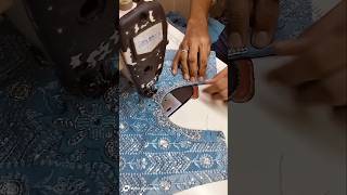 Hand work neck 🧣 sewing machine stitching short video sewing machine stitching viral [upl. by Mihe]