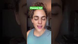 Flonase Tip How to use flonase nose spray  Who knew [upl. by Idonna]