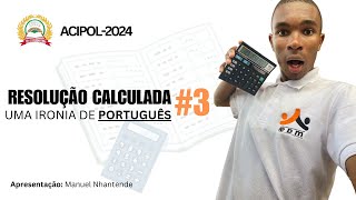 Resolução do EA de Português ACIPOL2024 [upl. by Amaryllis371]