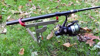 Spring loaded rod holder review amp test [upl. by Ingraham413]