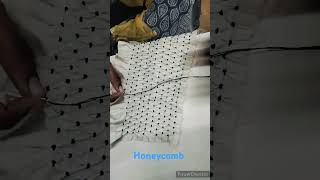 Honeycomb Stitching [upl. by Cuthbert]