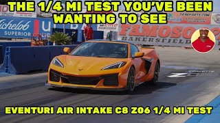 Ultimate C8 Z06 Test Eventuri Air Intake Soler Performance Throttle Body Awe Exhaust [upl. by Lazor]