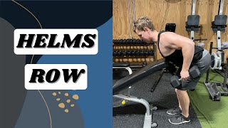 HELMS ROW  BASIC TUTORIAL  RAPIDFITNESSONLINECOM [upl. by Hakon]