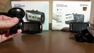 Product review GS8000L Car Camera Dash Cam 2013 model [upl. by Alyahsat487]