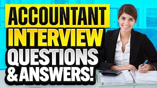 ACCOUNTANT INTERVIEW QUESTIONS amp ANSWERS How to PASS an ACCOUNTING FIRM Job Interview [upl. by Zoilla367]