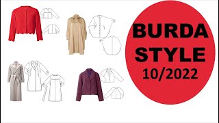 Burda Style 102022 Technical Drawings [upl. by Anitnegra915]