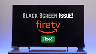 Fix Amazon FireStick TV Stuck Black Screen [upl. by Anhsirk568]