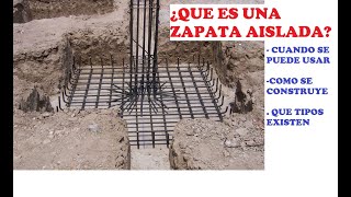 Zapata Aislada cuando se recomienda y como se construye [upl. by Jeremie]