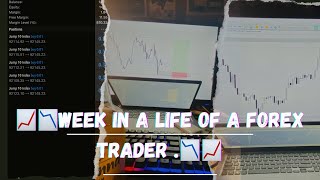 DAY IN A LIFE OF A FOREX TRADER 📈📉 [upl. by Anaiad]