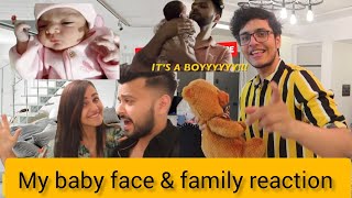 Wonders hub baby face reveal 😍 family reaction wonder hub video triggered by new video fukra insan [upl. by Rahsab920]