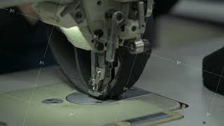 sewing the sole attached to soft slipper shoe [upl. by Timms]