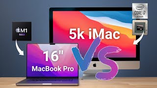 16quot MacBook Pro vs 5k iMac Which is a better desktop [upl. by Ainet]