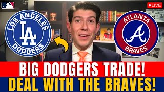 URGENT DODGERS MAKING A BIG TRADE WITH ATLANTA BRAVES NEW PITCHER COMING Los Angeles Dodgers News [upl. by Odnumyar]