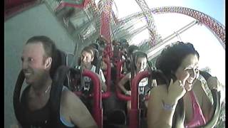 VIDEO DIVERTENTE MONTAGNA ROLLER COASTER RUSSA MIRABILANDIA ISPEED [upl. by Reviel]