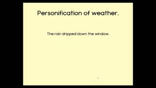 Personification of Weather Sentences [upl. by Devi]