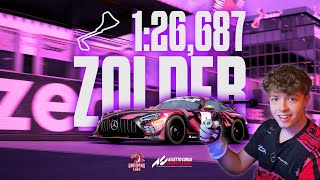 ASSETTO CORSA COMPETIZIONE ZOLDER HOTLAP MERCEDES AMG GT3 [upl. by Rodavlas16]