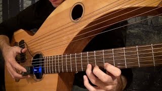 My Heart Will Go On  Titanic Theme  Harp Guitar Cover  Jamie Dupuis [upl. by Yorke]