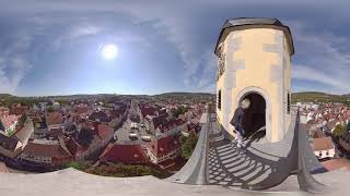 Bad Mergentheim 360°  Münsterturm und Drohnenflug [upl. by Adachi]