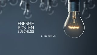 quotWKO am Punktquot EnergiekostenzuschussWebinar [upl. by Luedtke]