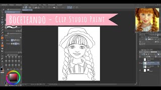 Boceto en Capas con Clip Studio Paint  Utilizo Imagen de Referencia  Youtube Shorts  Arte Digital [upl. by Artie801]