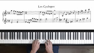 Rameau “Les Cyclopes” Paul Barton FEURICH 218 piano [upl. by Nosnorb159]