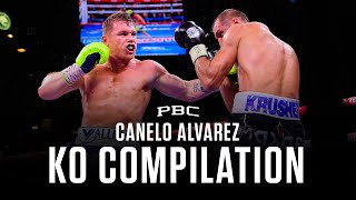 Canelo Alvarez KNOCKOUT Compilation [upl. by Southard]