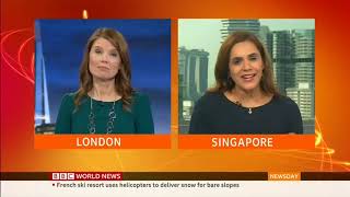 Presenting Newsday with Nuala McGovern on BBC World News [upl. by Cross]