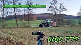 Zwischenfrucht grubbern 2016 DeutzFahrEberhardt [upl. by Sudnac]