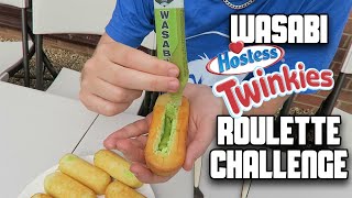 Wasabi Twinkies Roulette Challenge  WheresMyChallenge [upl. by Attevad]