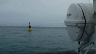 Hovercraft from Portsmouth to the Isle of Wight England [upl. by Linneman419]