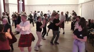 Canadian Barn Dance  Scottish Ceilidh Dancing in Edinburgh with HotScotch Ceilidh Band [upl. by Neddie]