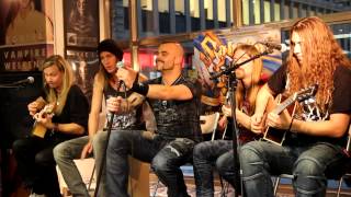 Sabaton live Acoustic at Bengans Stockholm  Entire Event [upl. by Anyaled]