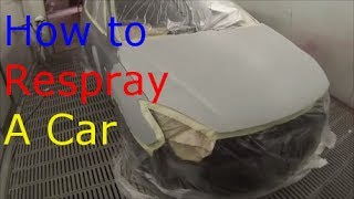 How to spray paint a car quick and easy rustoleum turbo crownvictoria [upl. by Ylecic254]