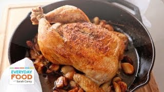 Chicken with 40 Cloves of Garlic  Everyday Food with Sarah Carey [upl. by Ladiv407]