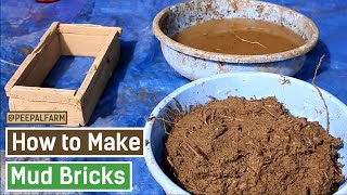 How to make mud bricks [upl. by Ilat]