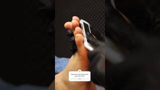 Foot skin cleaning Asmr Sound asmrforsleep sleeptherapy foot massage [upl. by Yrak]