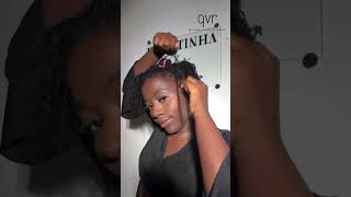 Used QVR 3 packs 20 inches spring twists human hair extensions qvrhair braids hairstyles [upl. by Kenji]