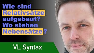 Relativsätze und Feldermodell  Syntax 9 [upl. by Lamok]