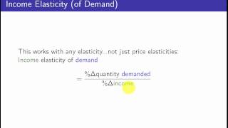 Elasticity Formulas [upl. by Letsirhc]